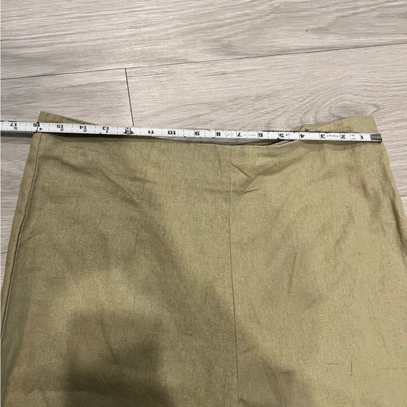 Avec Les Filles Wide Leg Linen-Blend Pant. New - Picture 2 of 8